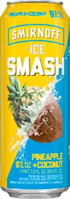 Smirnoff Smash Pineapple Coconut 23.5 Oz Can - 23.5 Fl. Oz. - Image 2