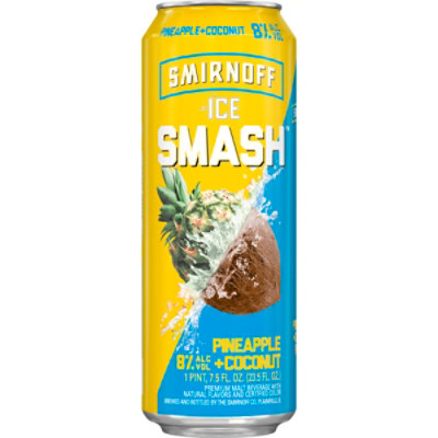 Smirnoff Smash Pineapple Coconut 23.5 Oz Can - 23.5 Fl. Oz.