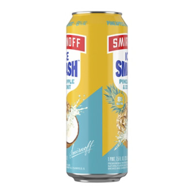 Smirnoff Smash Pineapple Coconut 23.5 Oz Can - 23.5 Fl. Oz. - Image 4