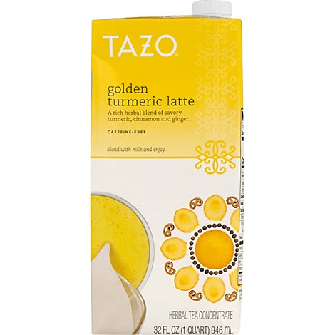 Tazo Tea Bag Concentrated Turmeric Latte - 32 Fl. Oz.