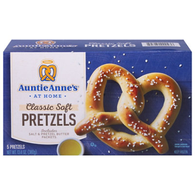 Auntie Annes Pretzels Classic Soft 5 Count 13 4 Oz Vons   960520474