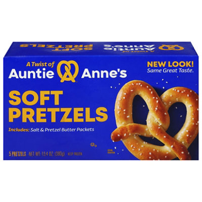 Auntie Annes Pretzels Classic Soft 5 Count - 13.4 Oz - Image 1
