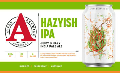 Avery Brewing Hazyish IPA Beer In Cans - 6-12 Fl. Oz. - Image 1