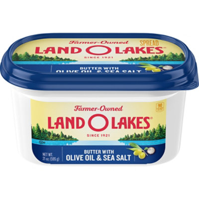 Land O Lakes Butter with Olive Oil and Sea Salt Spreadable Tub - 21 Oz - Image 3