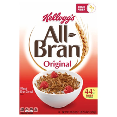 All-Bran Breakfast Cereal 8 Vitamins and Minerals Original - 18.6 Oz - Image 4