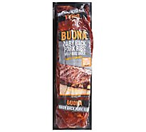 Buona Pork Baby Back Ribs With Bbq Sauce - 25.6 Oz