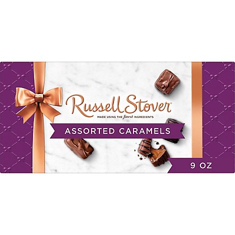 Russell Stover Caramels Assorted - 9 Oz
