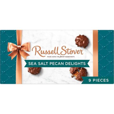 Russell Stover Pecan Delights Sea Salt - 8.1 Oz