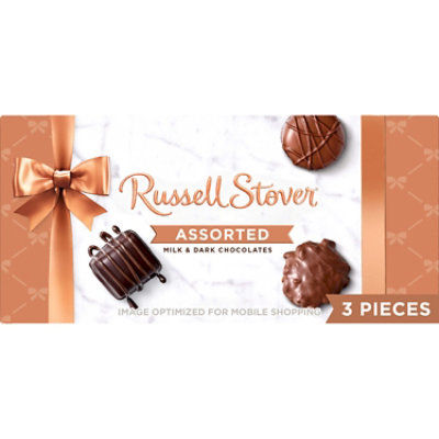 Russell Stover Assorted Milk & Dark Chocolate Trial Size Gift Box - 1.7 Oz - Image 1