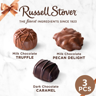 Russell Stover Assorted Milk & Dark Chocolate Trial Size Gift Box - 1.7 Oz - Image 2