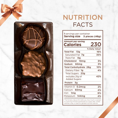 Russell Stover Assorted Milk & Dark Chocolate Trial Size Gift Box - 1.7 Oz - Image 3