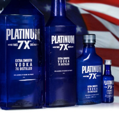 Platinum 7X Seven Times Distilled Extra Smooth Vodka 80 Proof - 10-50 Ml - Image 4