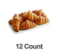 Fresh BakedNatural Butter Croissants - 12 Count