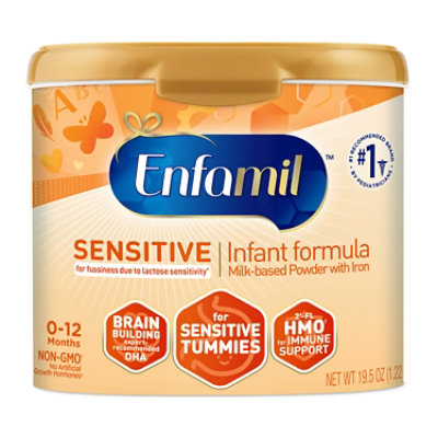 Enfamil NeuroPro Sensitive Infant Formula Milk Based Powder Powder Can - 19.5 Oz - Image 1