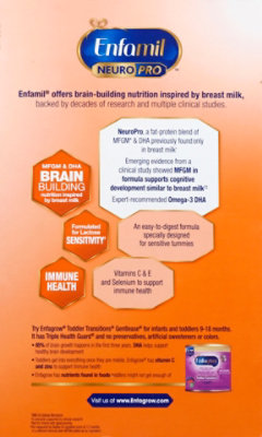 Enfamil NeuroPro Sensitive Infant Formula Milk Based Powder Refill Box - 29.4 Oz - Image 6