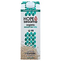 Hope And  Milk Ssame Unsweet Org - 33.8 Fl. Oz. - Image 3