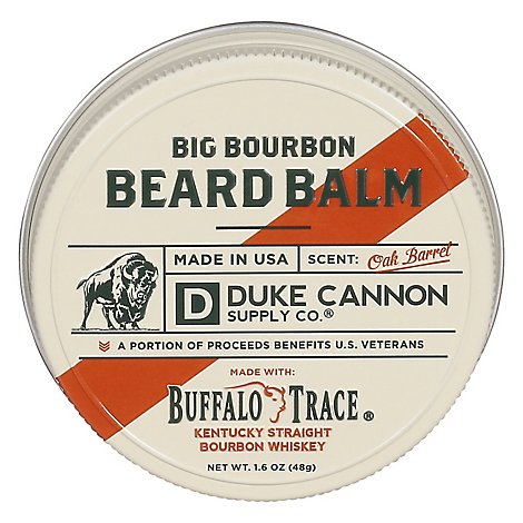 Duke Cannon Big Bourbon Beard Balm - 1.6 Oz