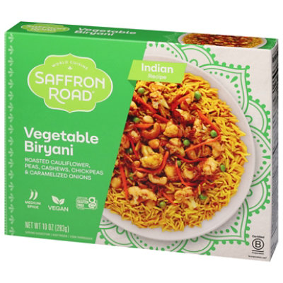 Saffron Road Vegetable Biryani Gluten Free Indian Frozen Meal - 10 Oz - Image 3