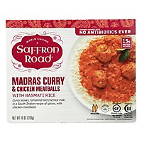 Saffron Road Frozen Entree Halal Madras Curry & Chicken Meatballs Medium Heat - 10 Oz - Image 3