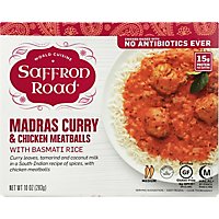 Saffron Road Frozen Entree Halal Madras Curry & Chicken Meatballs Medium Heat - 10 Oz - Image 2