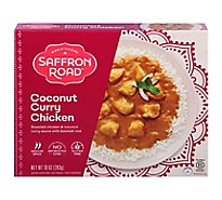 Saffron Road Frozen Entree Halal Coconut Curry Chicken Mild Heat - 10 Oz