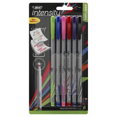 Bic Intnsty Felt Pen - 6 Count - Image 3