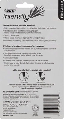 Bic Intnsty Felt Pen - 6 Count - Image 4