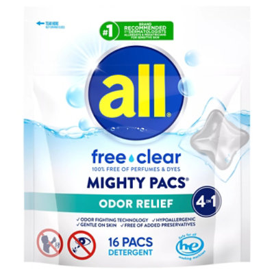 All Mightypac Free Clear Odor Relief - 16 Count - Image 1