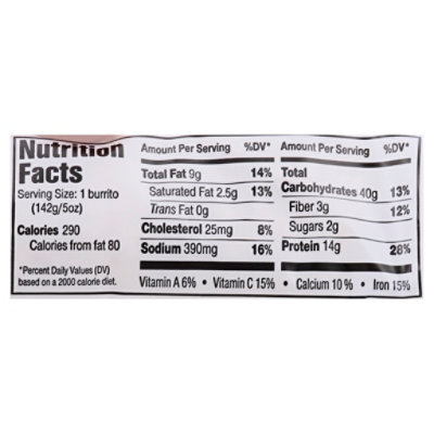 Good Food Made Simple Burrito Chicken Blck Bean - 5 Oz - Image 3