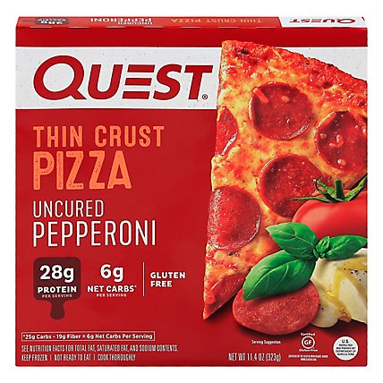 Quest Protein Pizza- Uncured Pepperoni - 11.4 Oz - Image 3