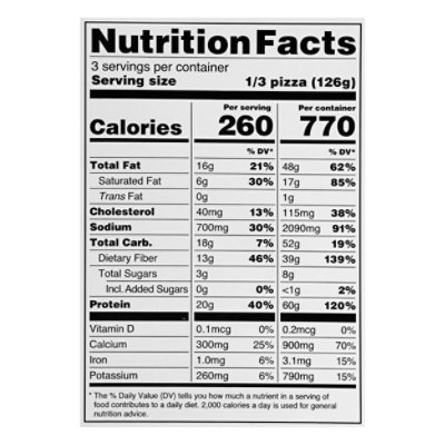 Quest Crust Pizza Thin Supreme - 13.3 Oz - Image 4