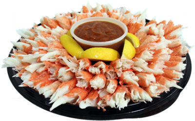 Kickd Up Alaskan Snow Crab Leg Party Tray 1 Lb