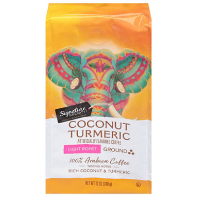 Signature Select Coffee Coconut Turmeric Ground - 12 Oz - Image 2