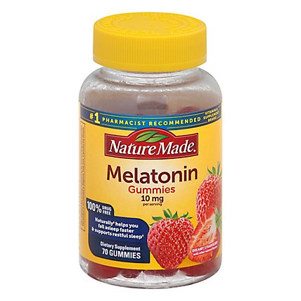 Nature Made Dietary Supplement Gummies Melatonin 10 Mg - 70 Count - Image 3