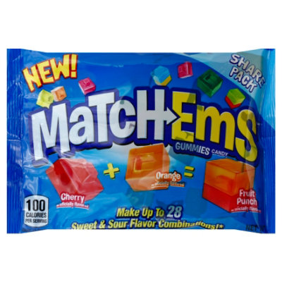 Topps Matchems Gummies - 3.8 Oz
