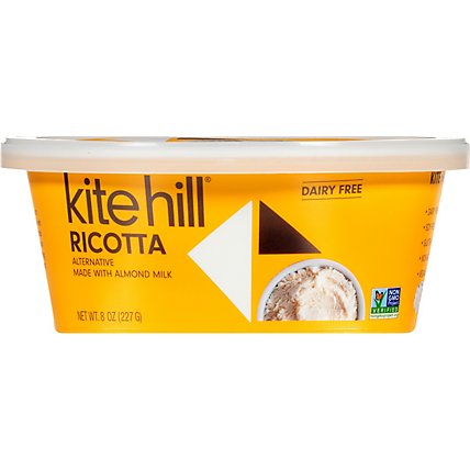Kite Hill Ricotta Non Dairy Vegetarian With Almond Milk - 8 Oz - Image 2