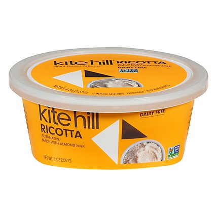 Kite Hill Ricotta Non Dairy Vegetarian With Almond Milk - 8 Oz - Image 1