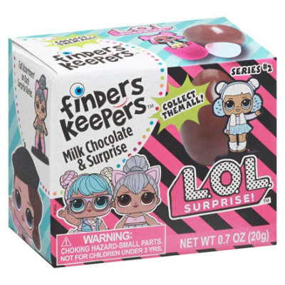 Finders Keepers Milk Chocolate Candy & Toy L.O.L. Surprise - 0.7 Oz