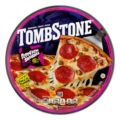 Tombstone Pepperoni And Sausage Frozen Pizza - 19.4 Oz