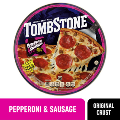 Tombstone Pepperoni & Sausage Frozen Pizza - 19.4 Oz