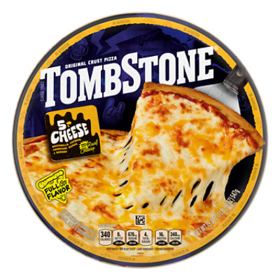 Tombstone Five Cheese Frozen Pizza - 19.3 Oz