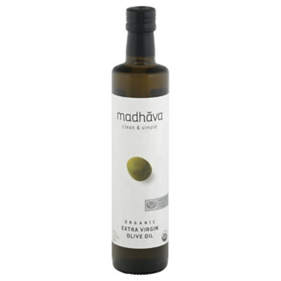 Madhava H Oil Olive Xtra Vrgn Org - 16.9 Fl. Oz. - Image 3