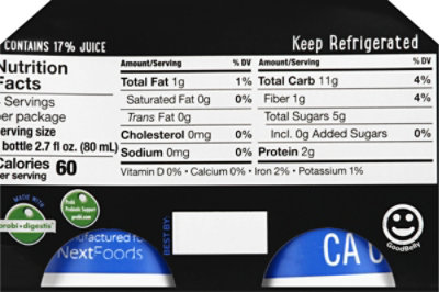 GoodBelly Van Chmml Super Shot 4pk - 10.8 Fl. Oz. - Image 6