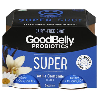 GoodBelly Van Chmml Super Shot 4pk - 10.8 Fl. Oz.