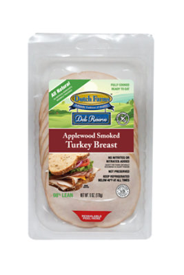 Deli Reserve Applewood Smoked Turkey Breast - 6 Oz - Image 1