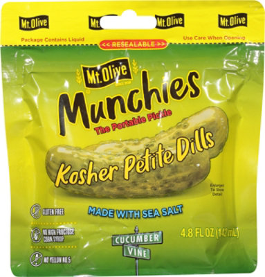 Mt Olive Kosher Petite Dills - 4.8 Fl. Oz. - Image 1