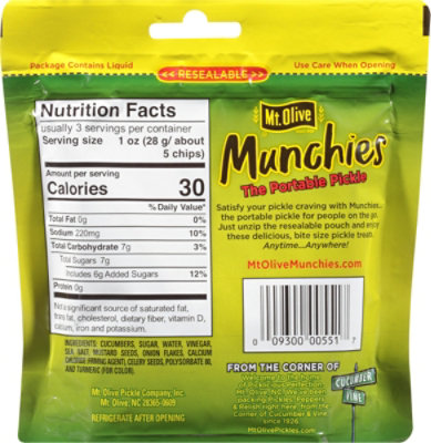 Mt Olive Bread & Butter Chips - 4.8 Fl. Oz. - Image 5