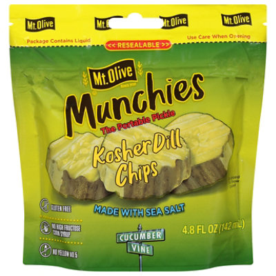 Mt Olive Kosher Dill Chips - 4.8 Fl. Oz. - Image 3