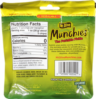 Mt Olive Kosher Dill Chips - 4.8 Fl. Oz. - Image 5
