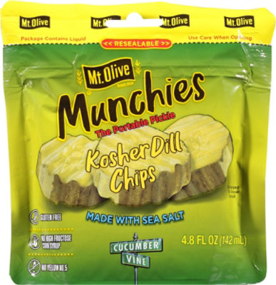 Mt Olive Kosher Dill Chips - 4.8 Fl. Oz. - Image 2